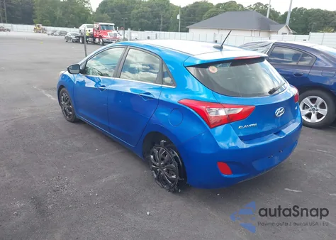 2017 Hyundai Elantra Gt из США, поврежденный, VIN KMHD35LHXHU368077